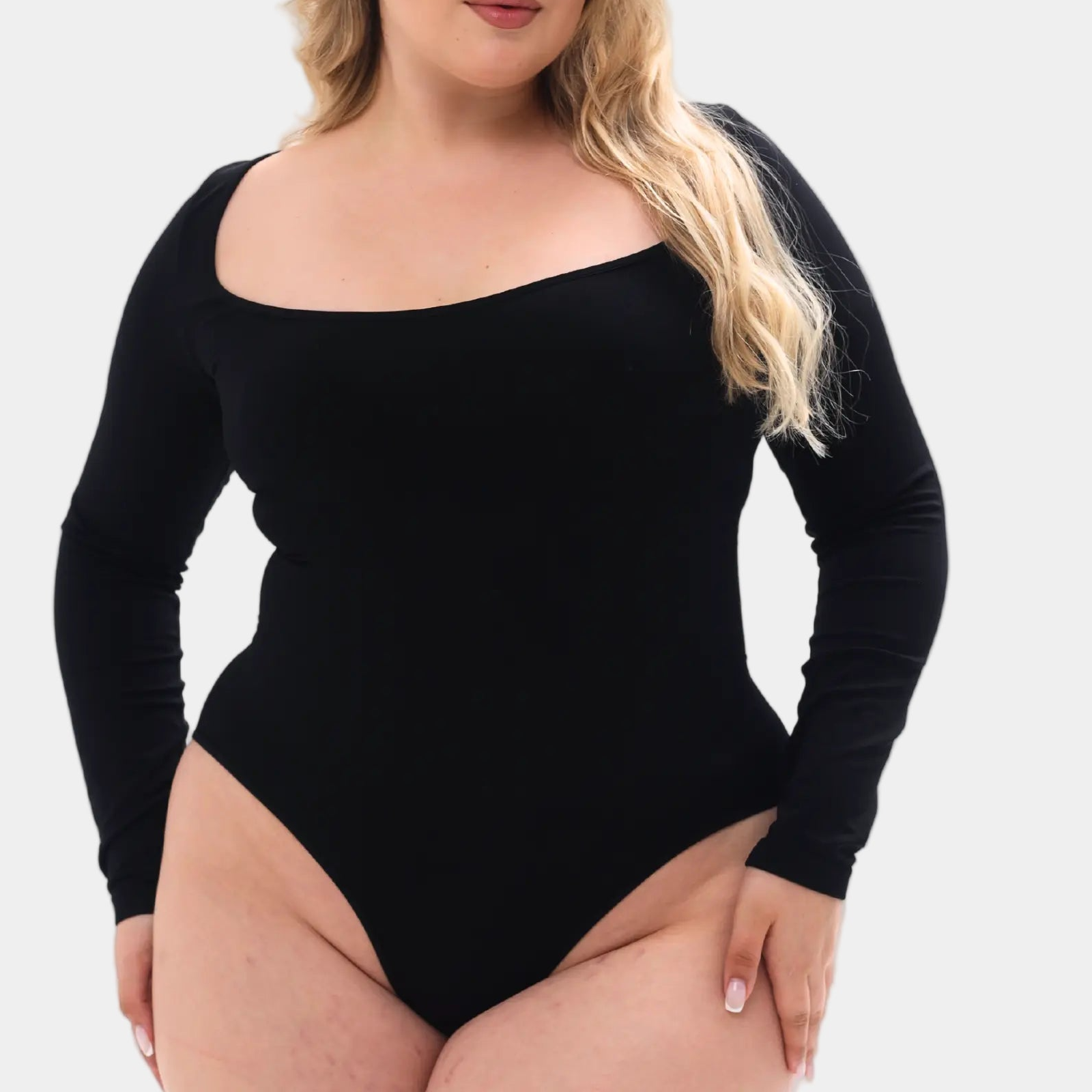 Long Sleeve Scoop Neck Bodysuit