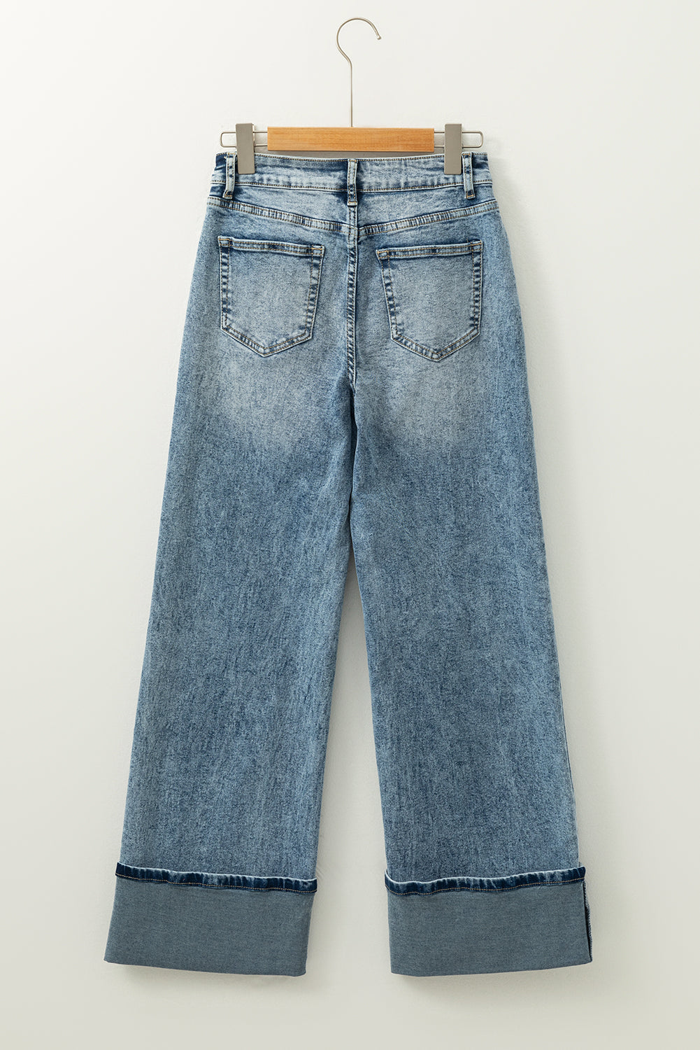 High Rise Zip Fly Jeans