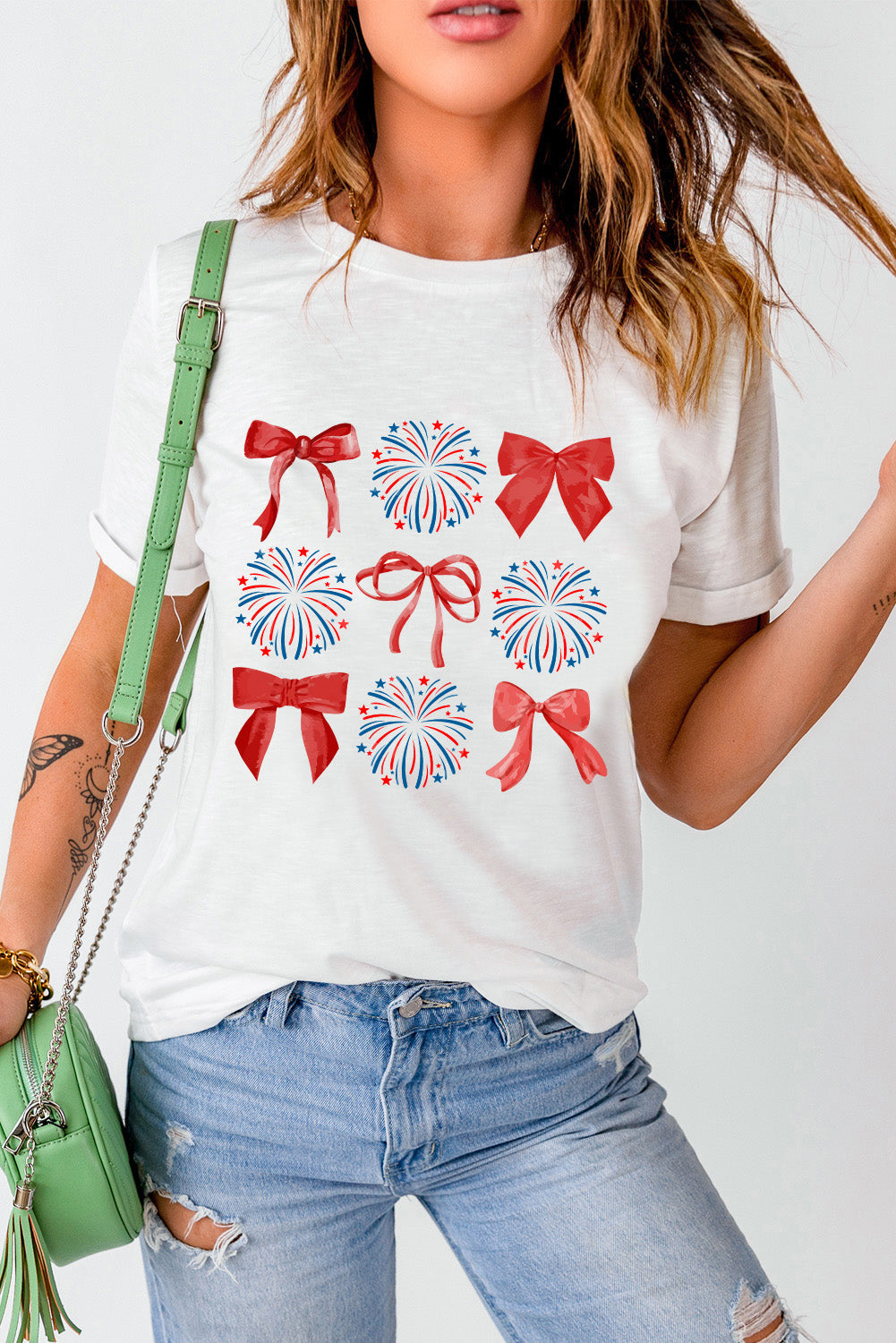 White Celerbration Bowknot