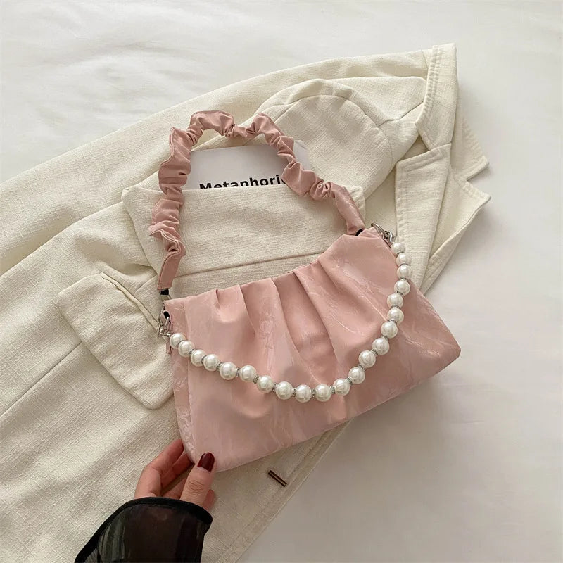 Classic Structured Soft Shoulder Bag