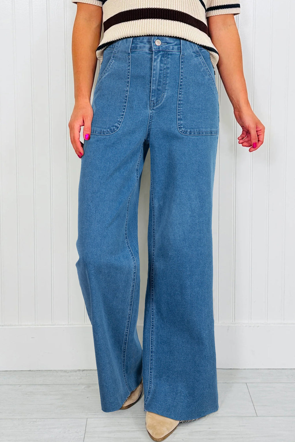 Loose Patch Pocket Dusk Retro Jeans