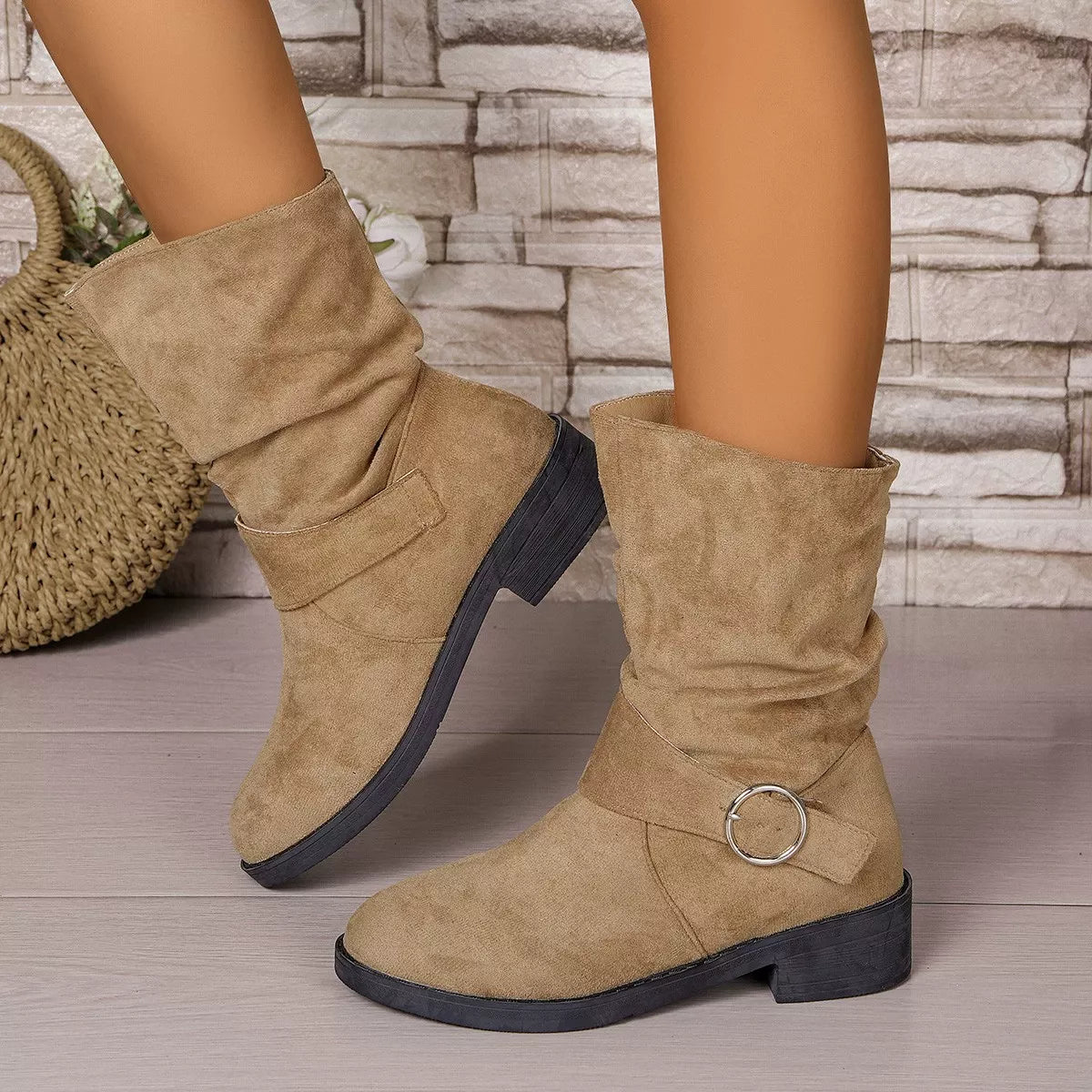 Refined Structured Riding Boots
