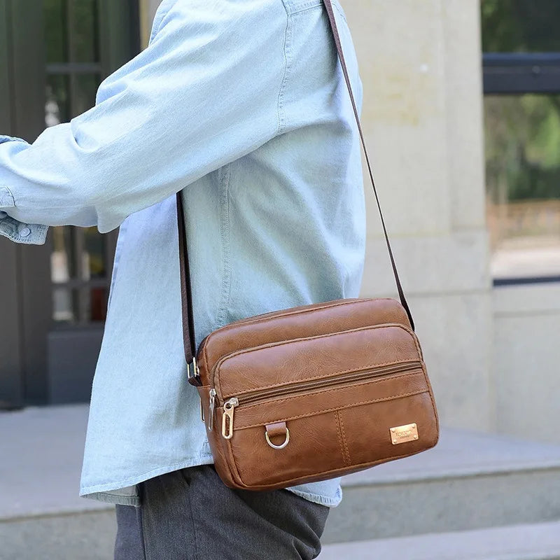 Modern Structured Soft Shoulder Bag