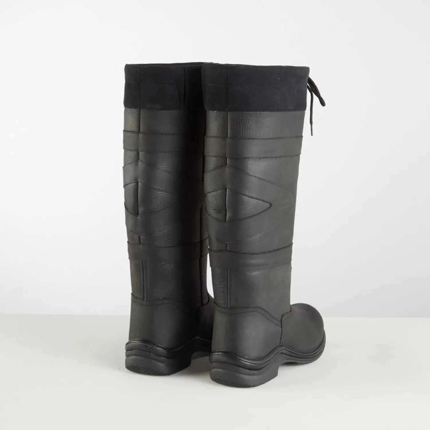 Classic Weather-Ready Leather Riding Boots