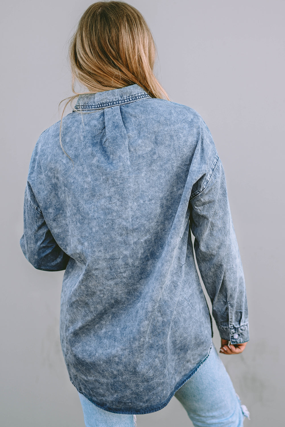 Everyday Pocket Detail Shirt Blouse