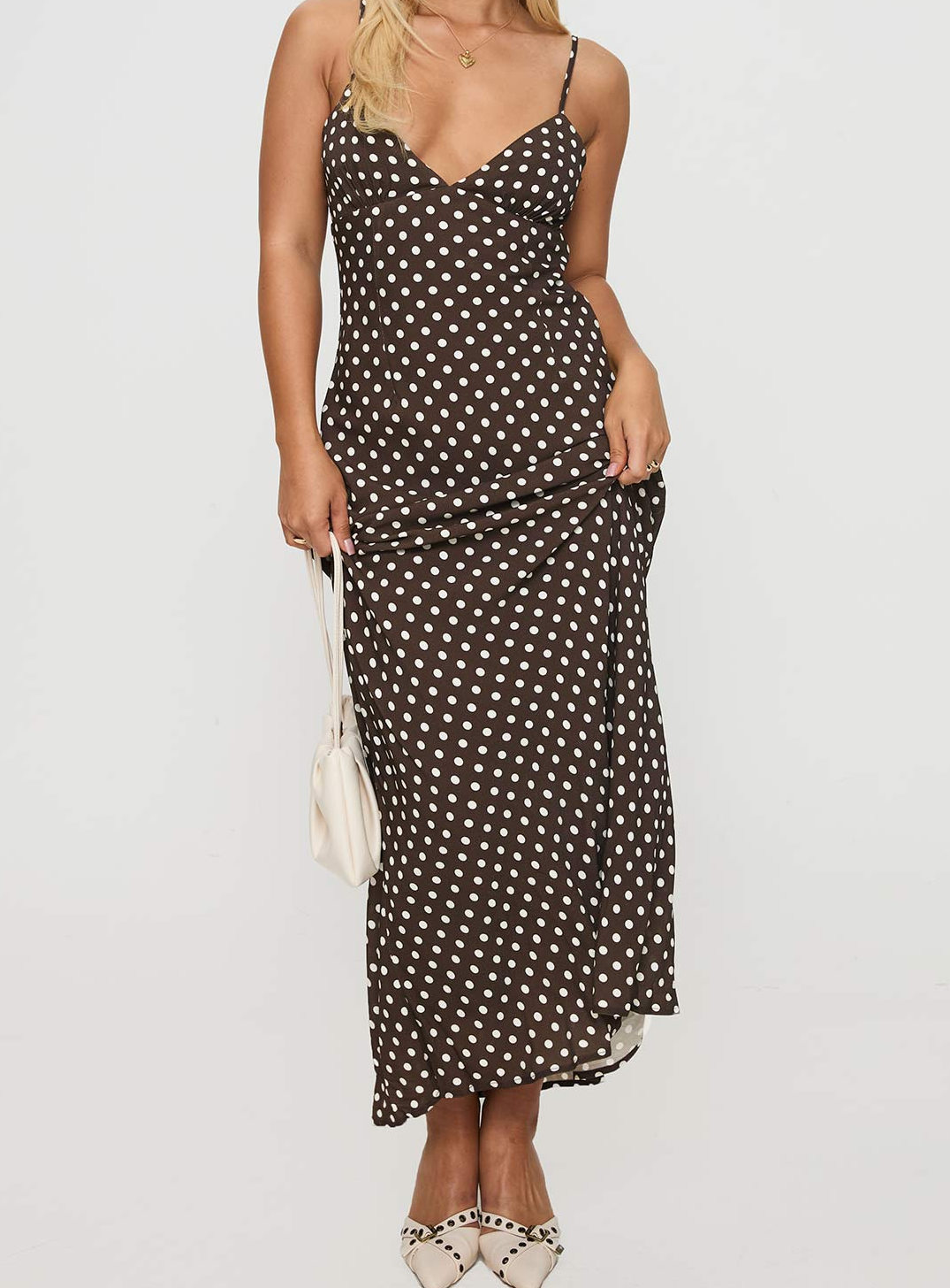 Simple Formal Ruched Maxi Dress
