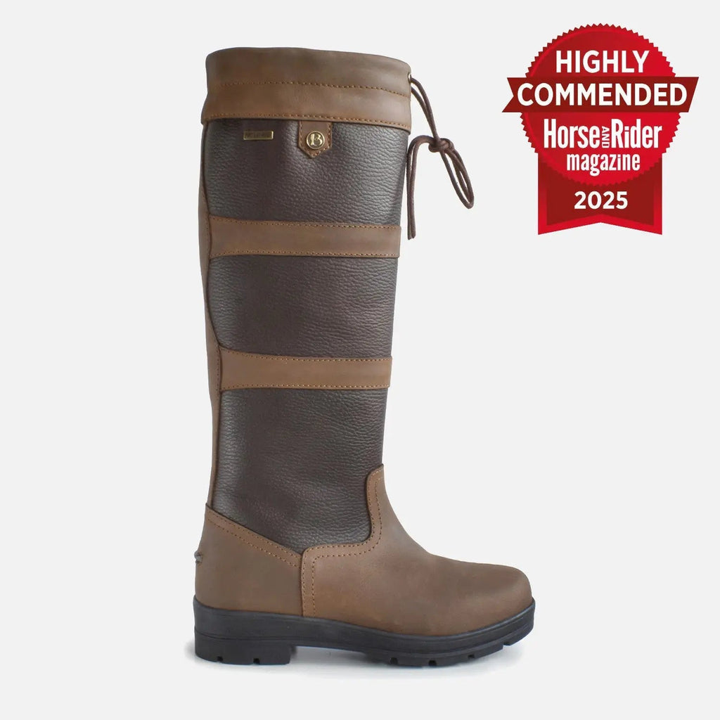 Weather-Ready Leather Riding Boots