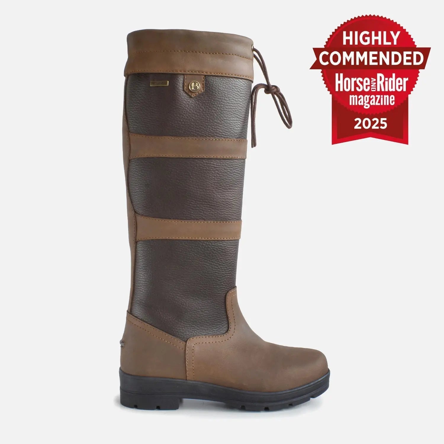 Weather-Ready Leather Riding Boots