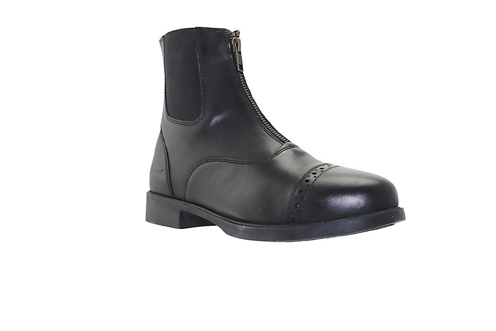Zip Leather Paddock Boots