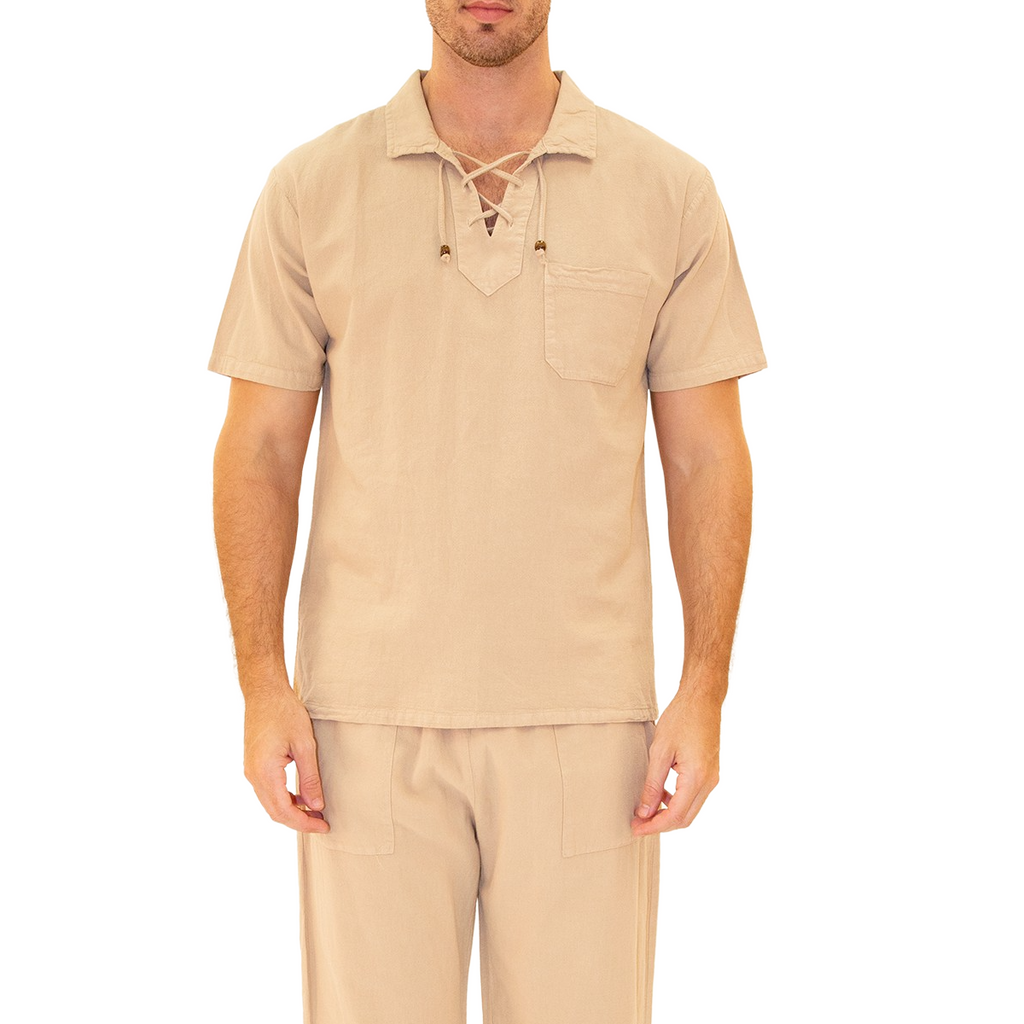 Classic Fit Pocket Front Long Sleeve Button Shirt