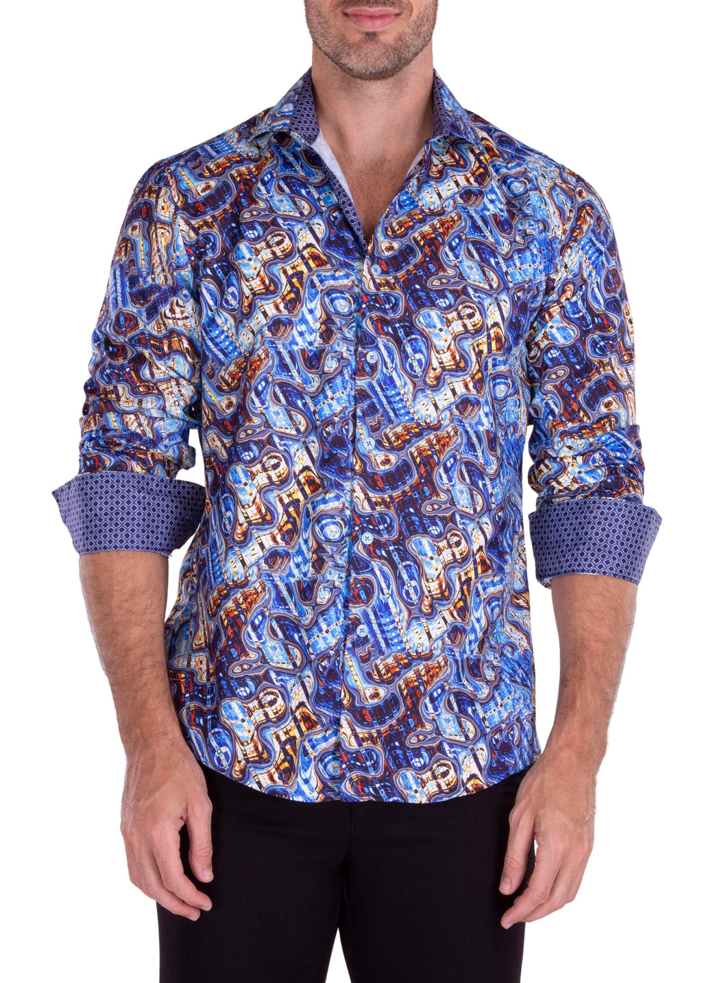 Camp Collar Long Sleeve Button Shirt