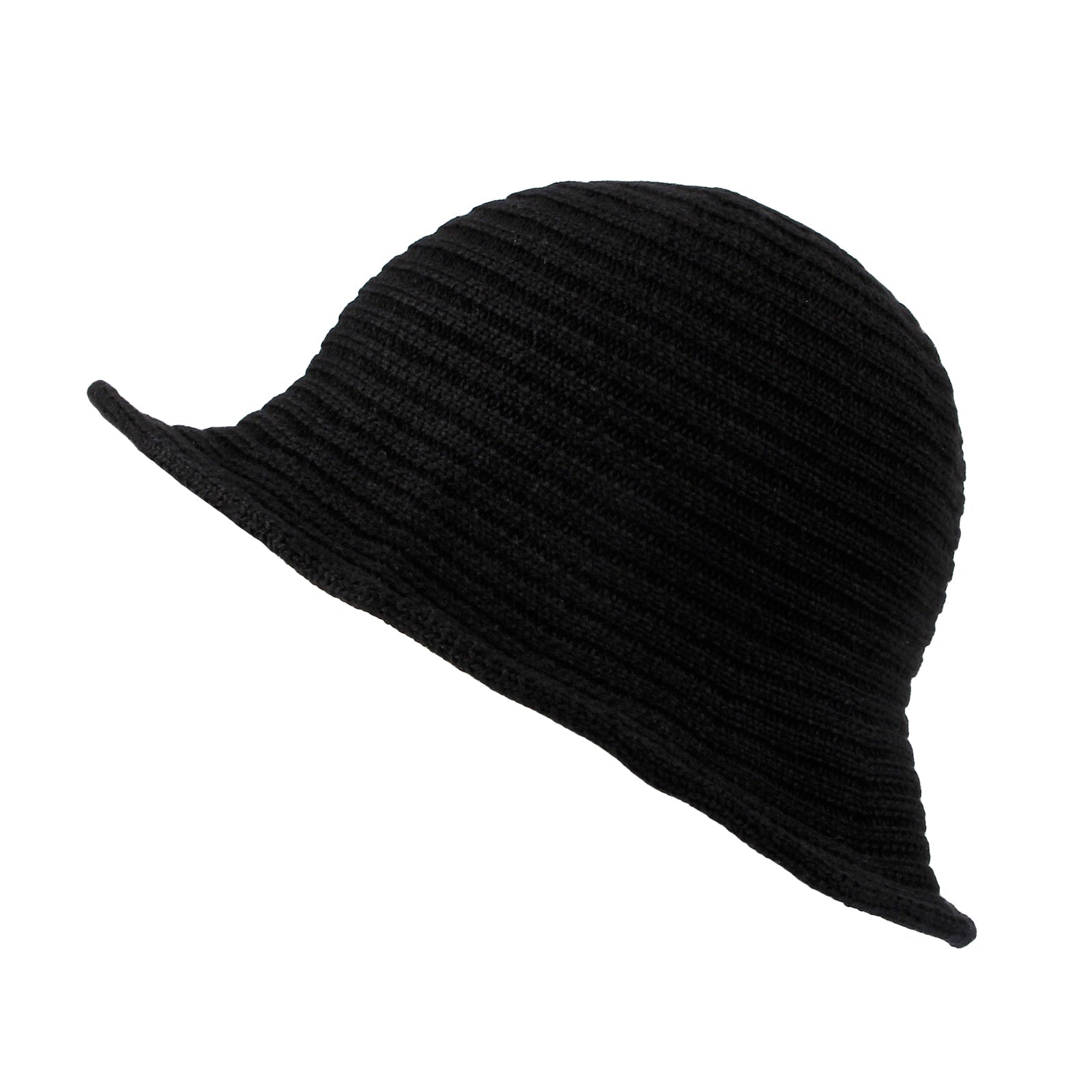 Knit Bow Accent Bucket Hat