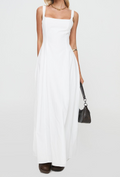 Flowing Event Shirred Maxi Dress