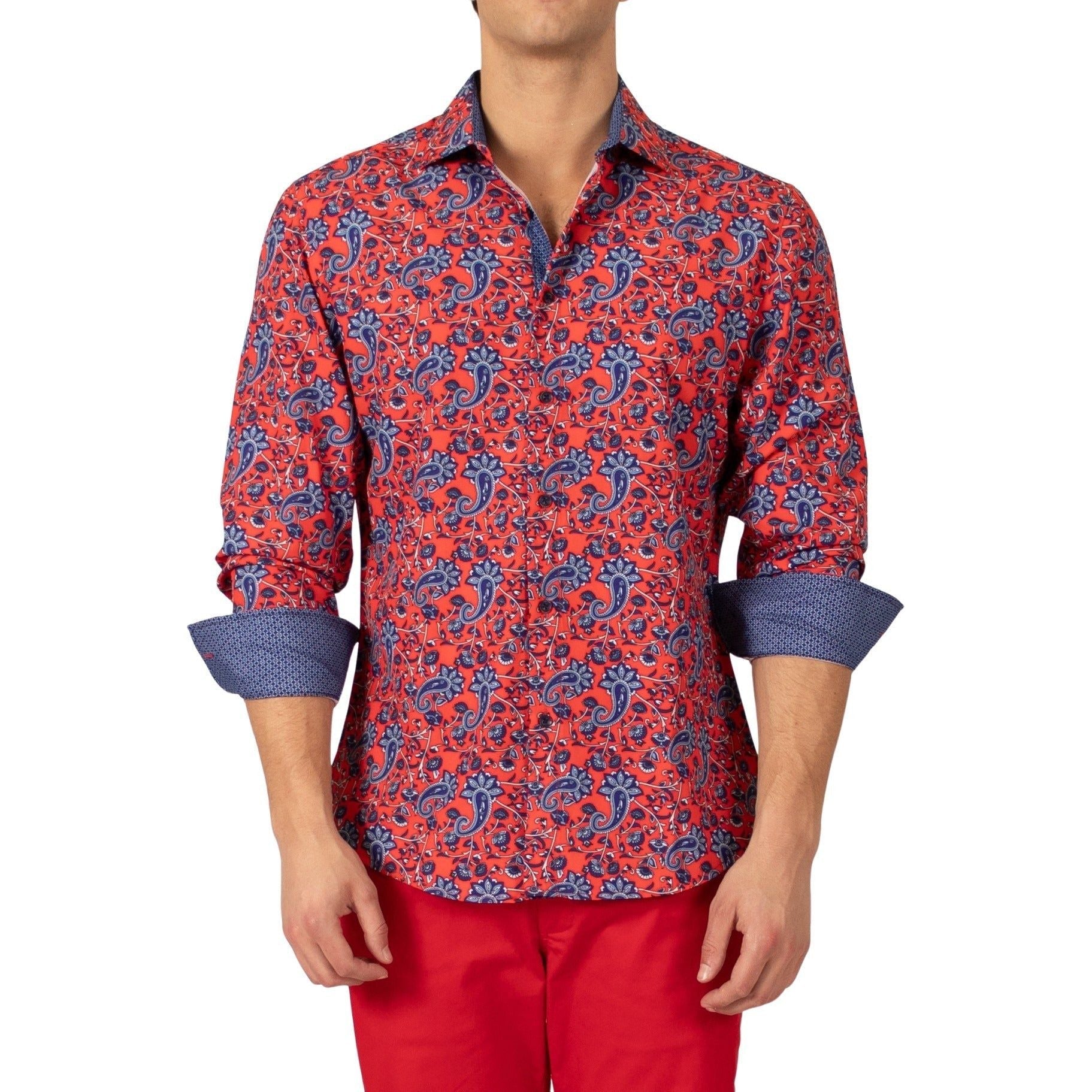 Camp Collar Button Up Dress Shirt