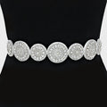 Elegant Crystal Handmade Convertible Wedding Sash Belt