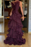 Ruffle Strap Maxi Dress