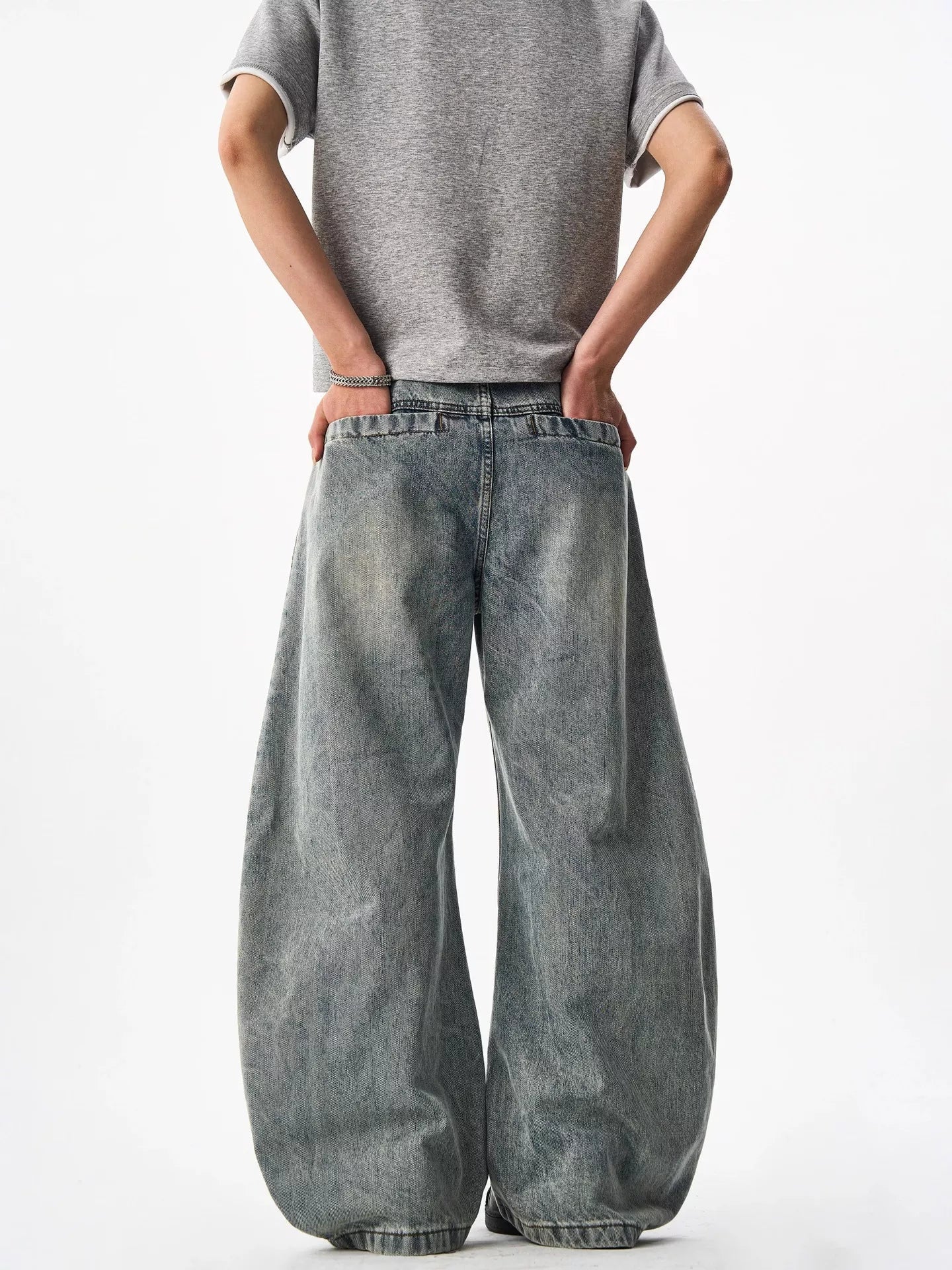 Modern Men's Full Size Wide Leg Jeans Plus Size