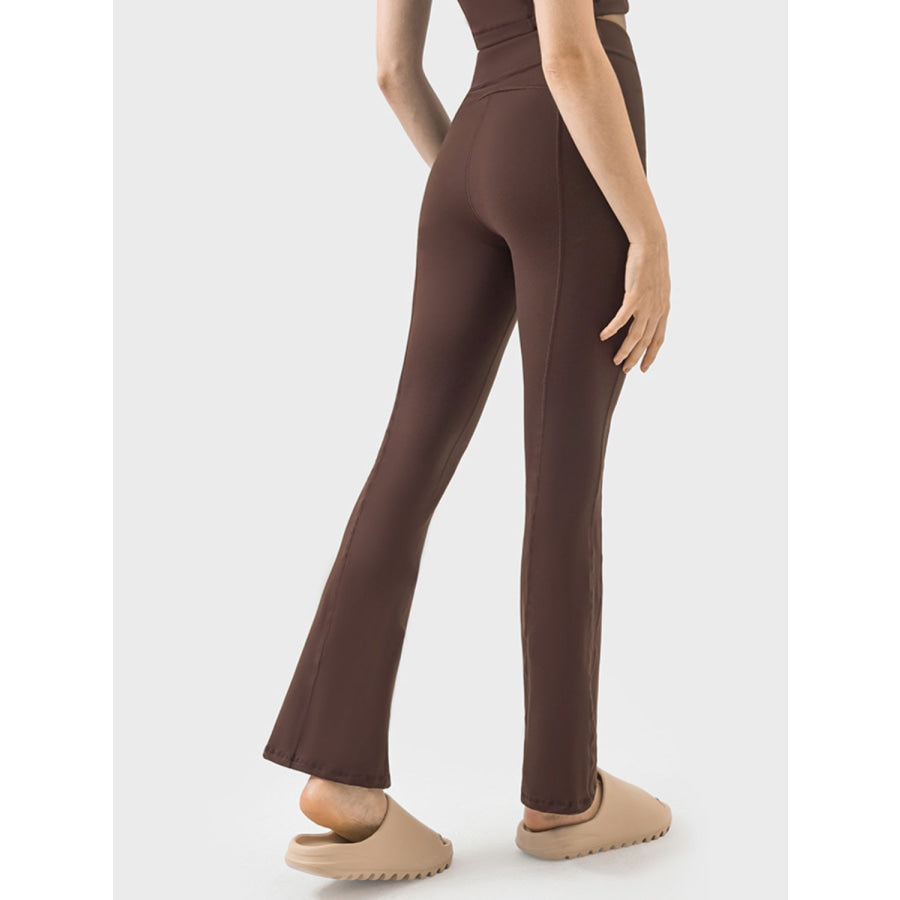 Zipper Detail High Waist Active Pants