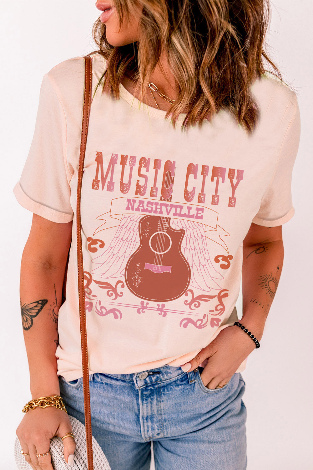 Music City Guitar Graphic Print