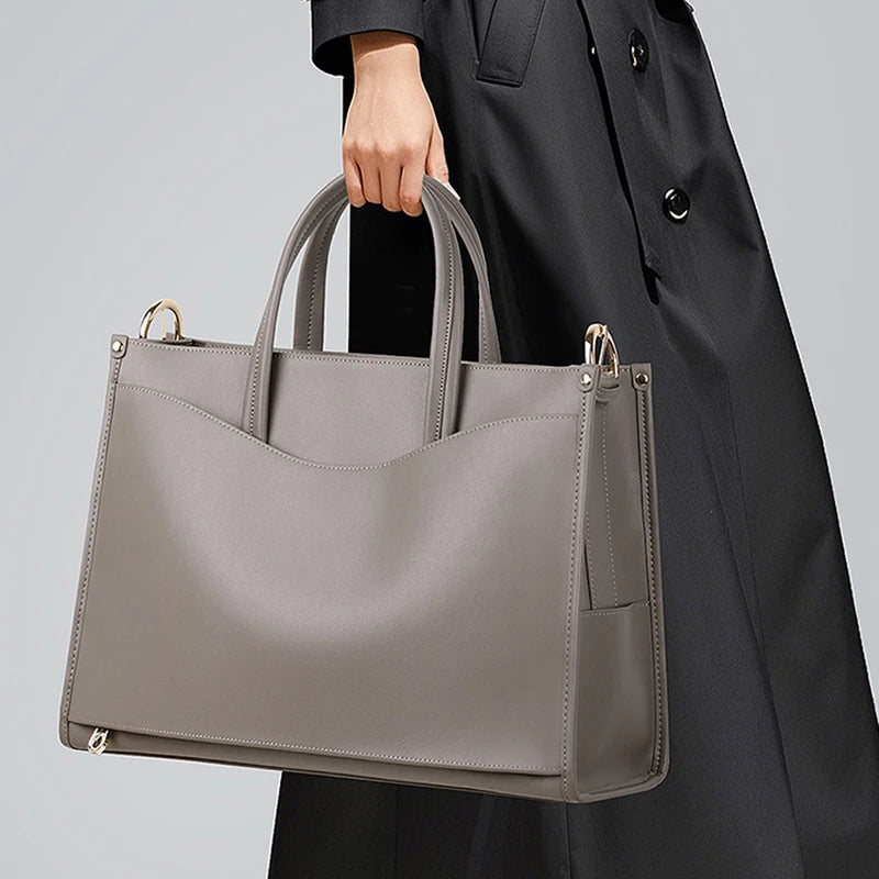 Classic Soft Zip-Top Shoulder Bag