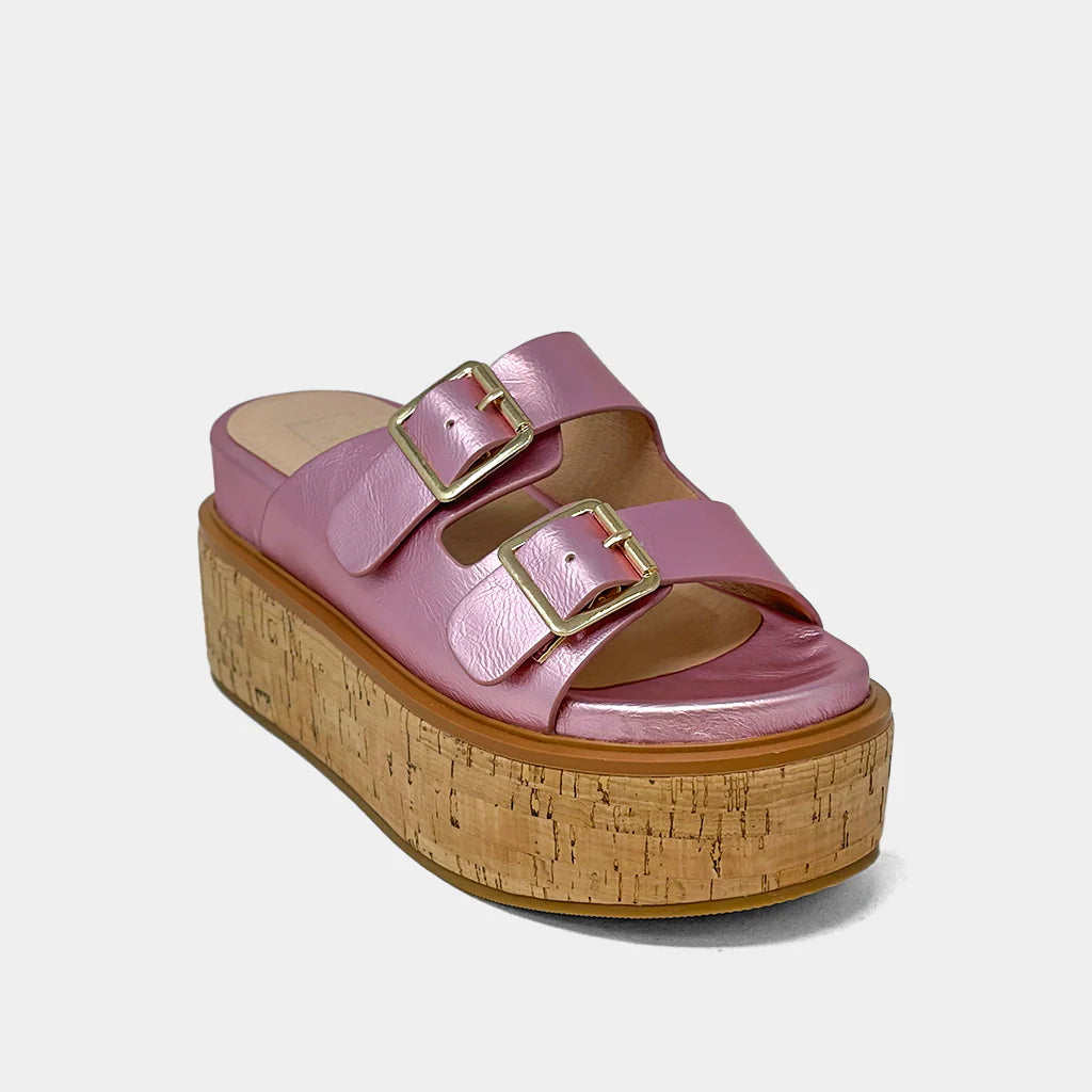 Flatform Leather Sandals