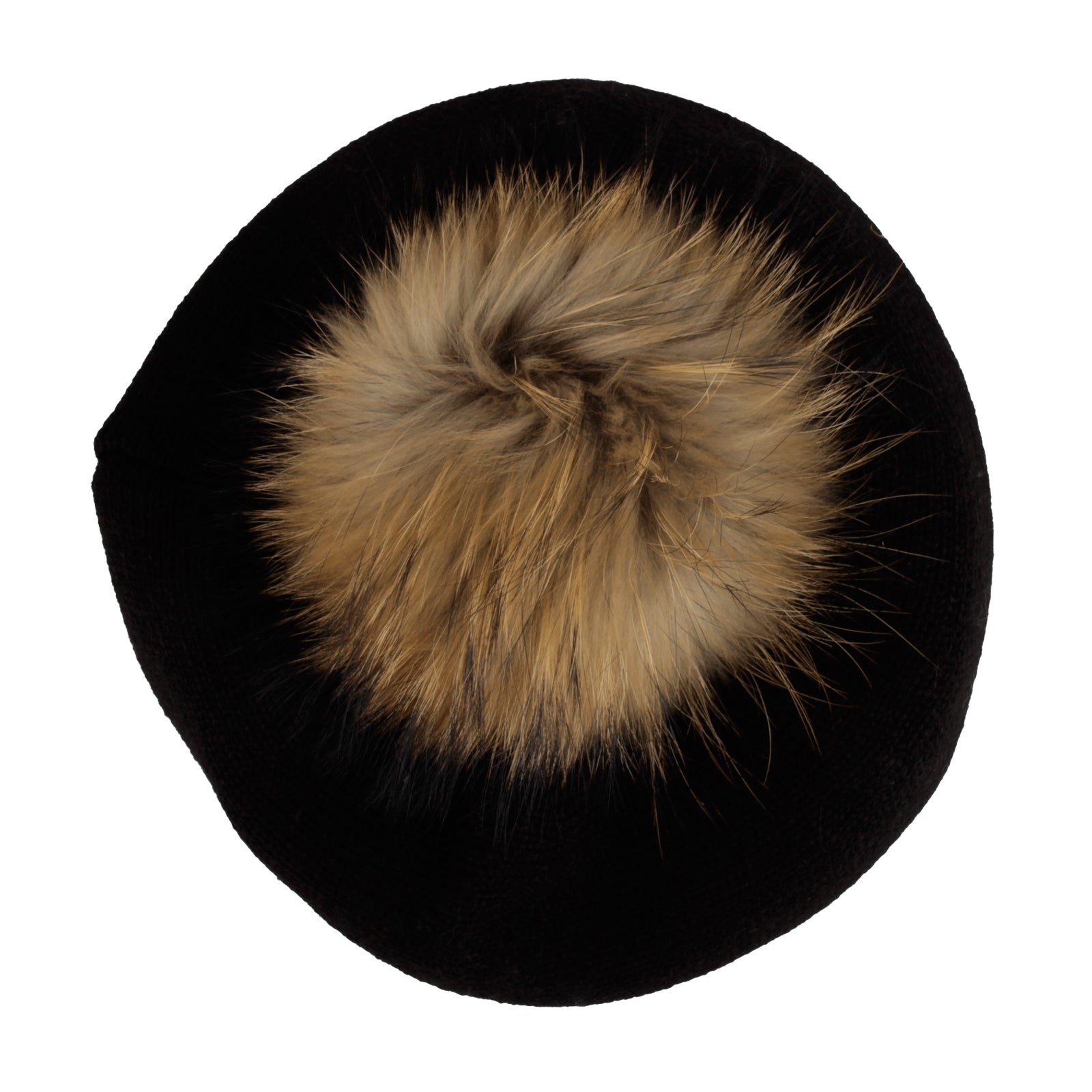 Knit Pom Pom Beret Beanie Hat