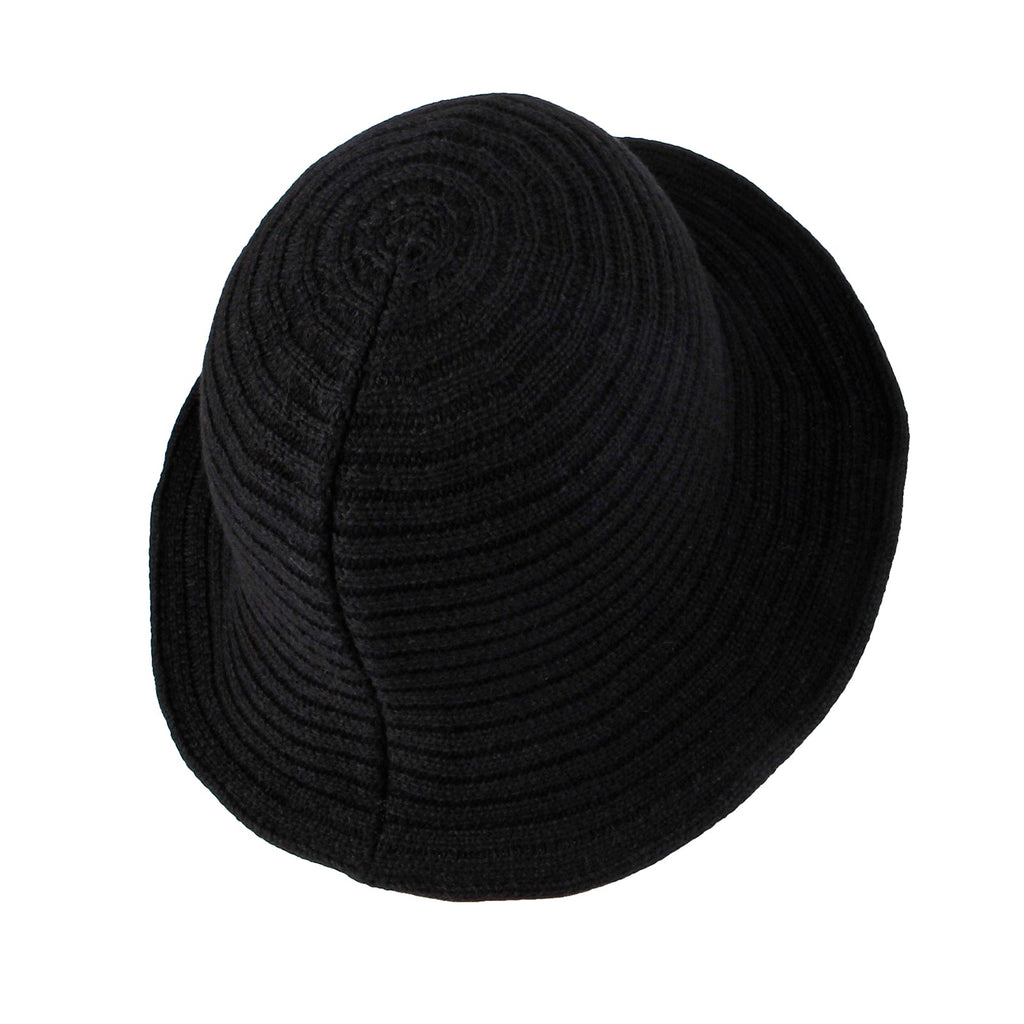 Knit Bow Accent Bucket Hat