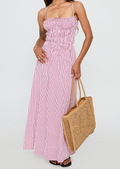 Relaxed Maxi Ruched Maxi Dress