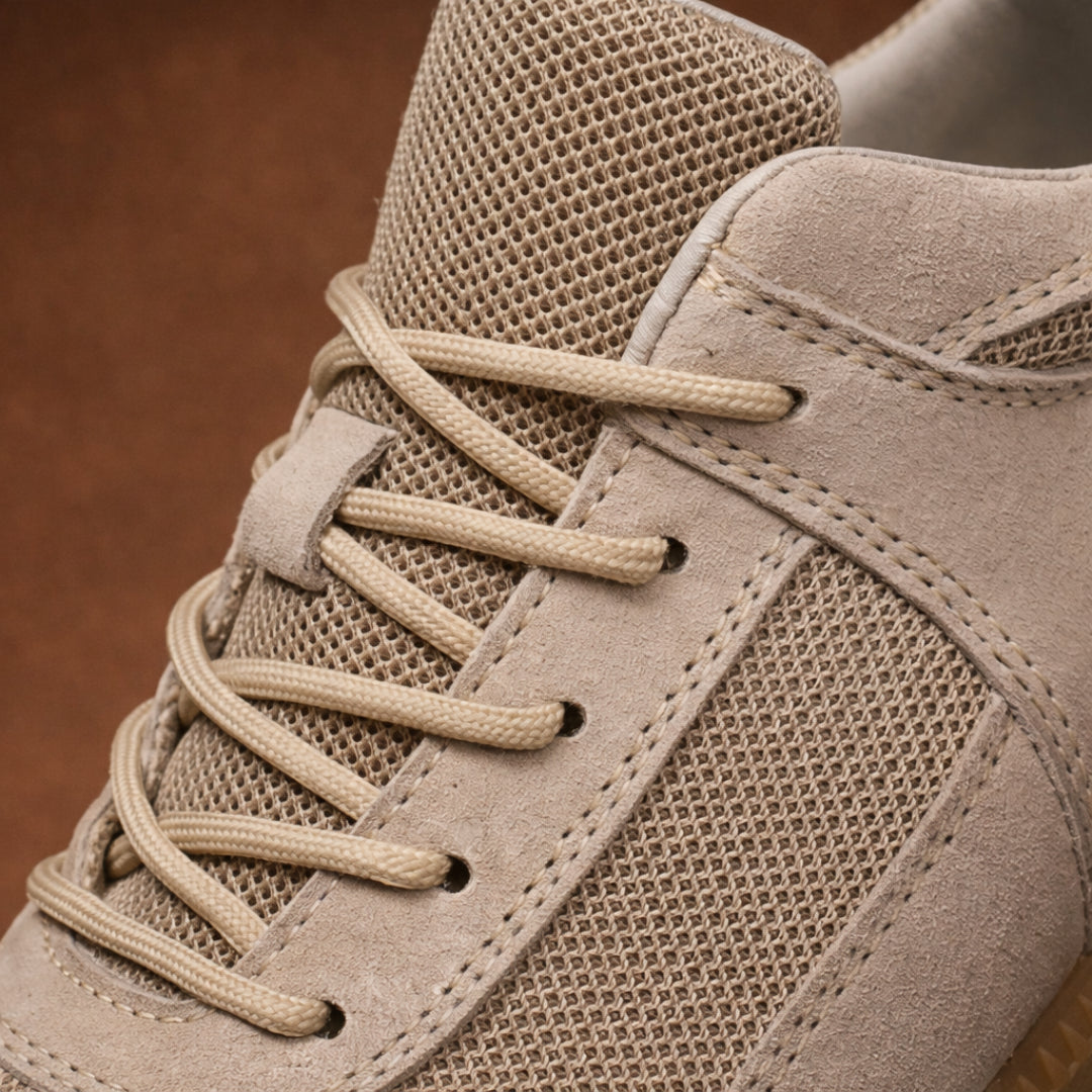 Suede Mesh Sneakers