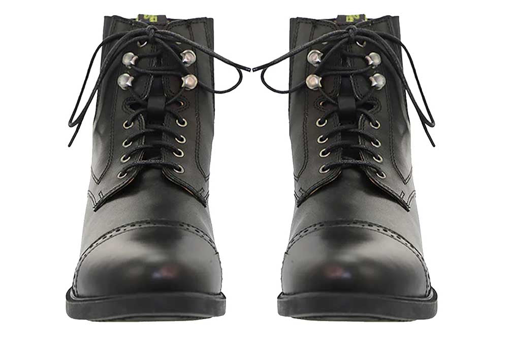 Lace-Up Easy-Care Riding Boots