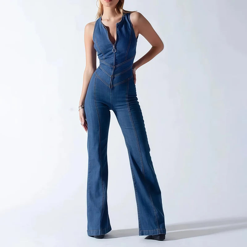 Classic Denim Modern Jumpsuit