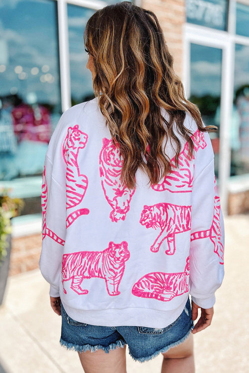 Animal Print Sweatshirt