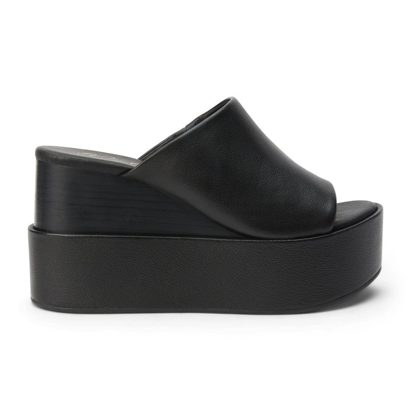 Leather Wedge Sandals