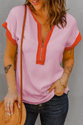 Rose Red Contrast Trim Color