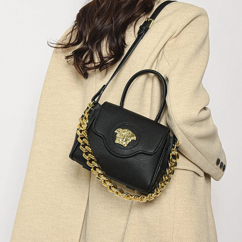 Zip-Top Shoulder Bag