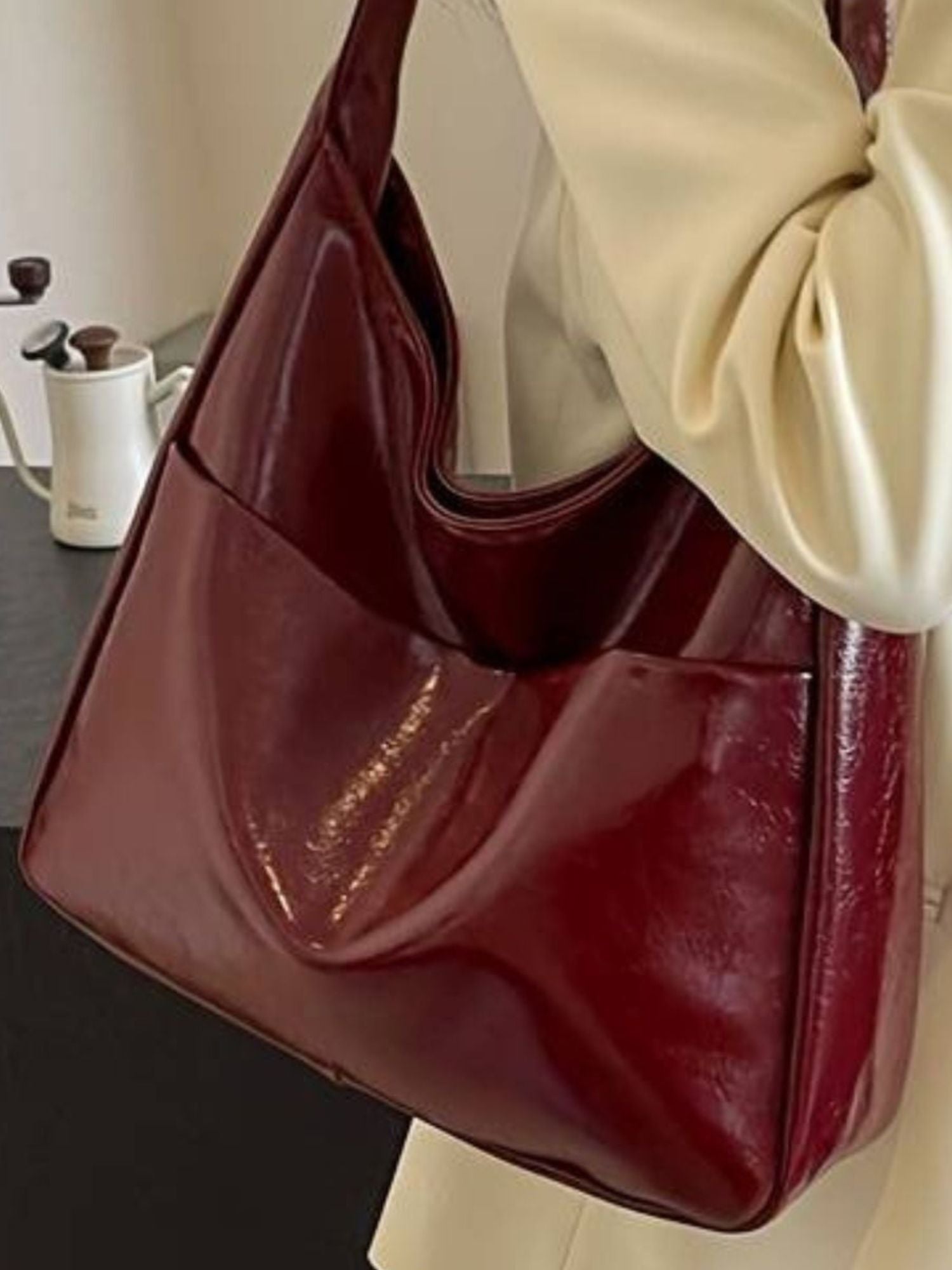 Everyday Woven Shoulder Bag