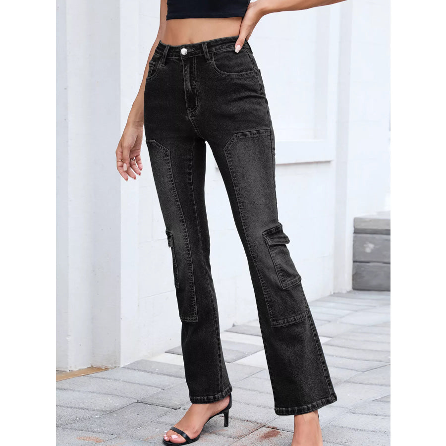 High Waisted Bootcut Jeans Jeans