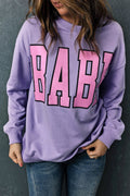 Letter Graphic Sweatshirt