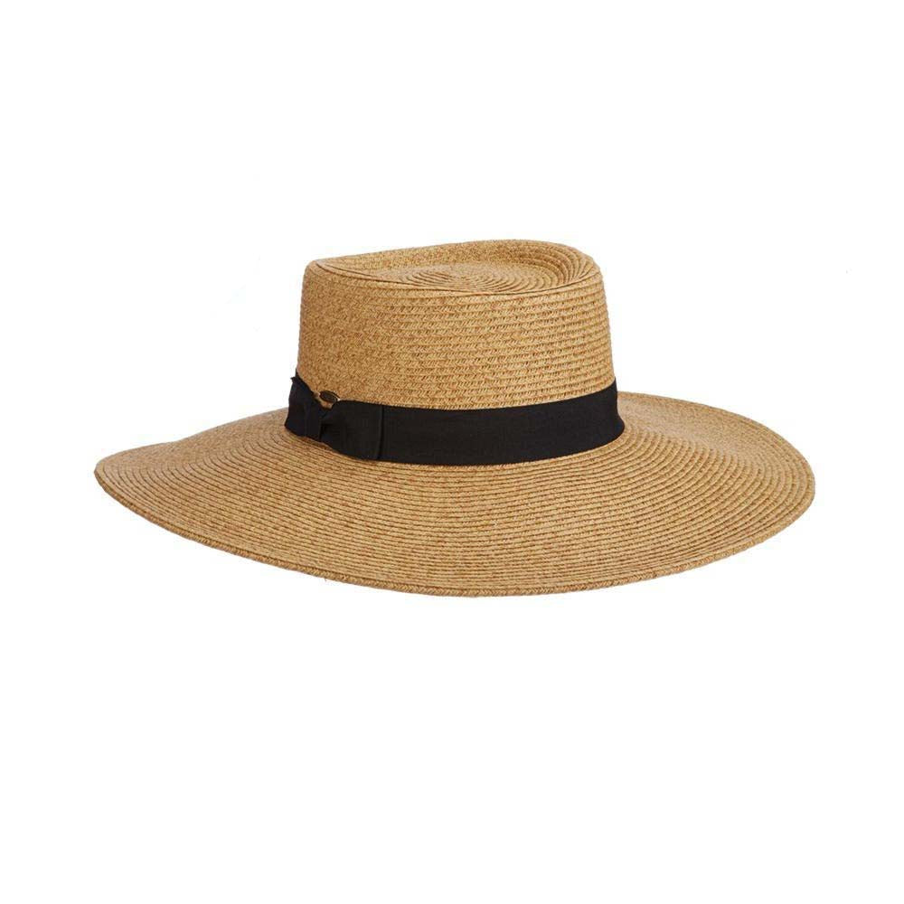Women’s Packable Straw Boater Hat