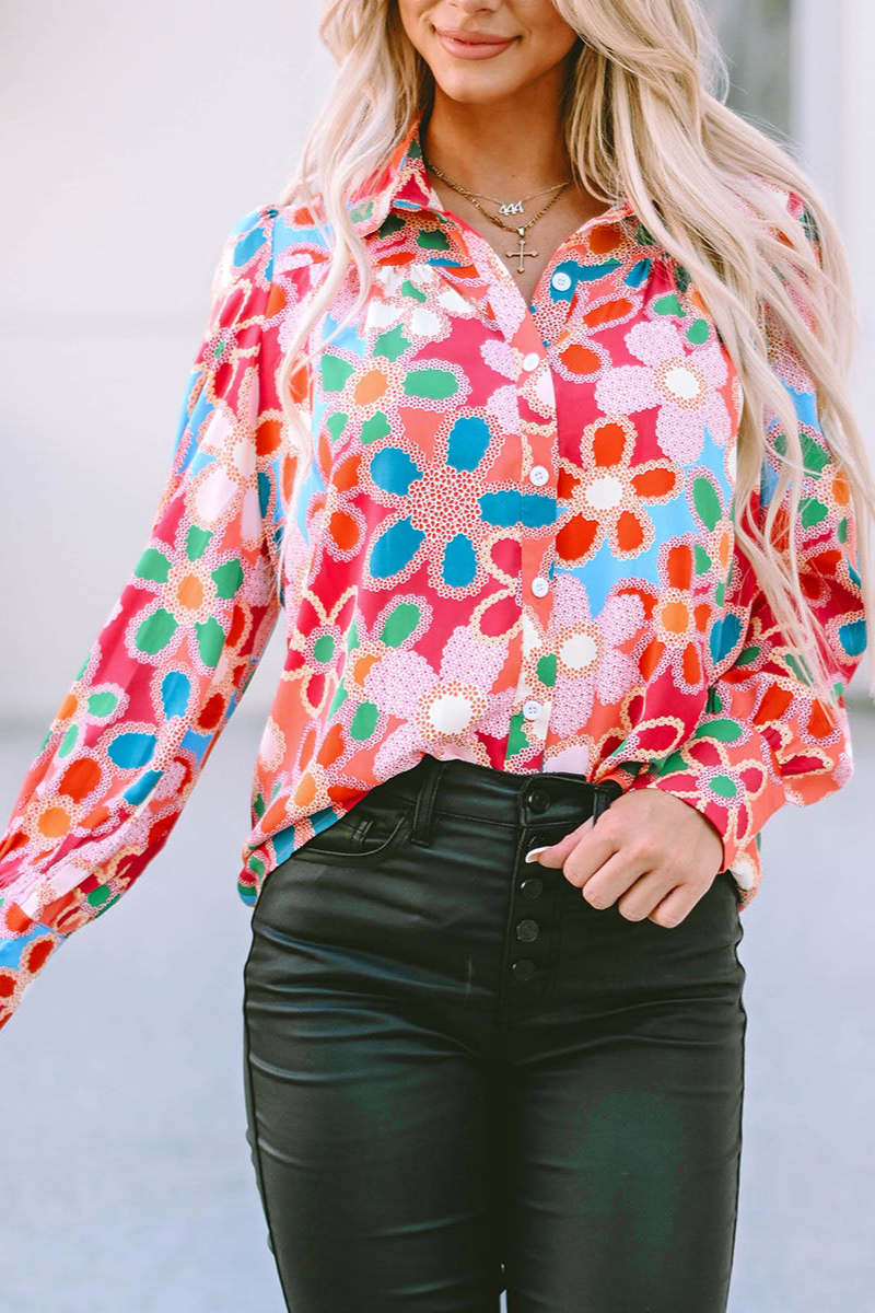 Everyday Floral Blouse Detail