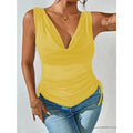 Side Drawstring Ruched Tank