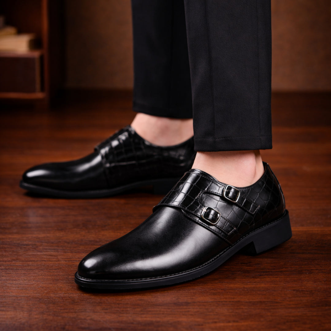 Textured Leather Shoes