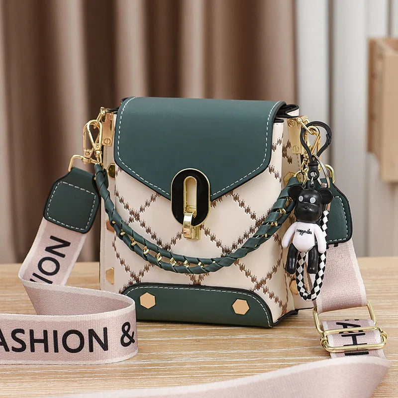 Structured Canvas Crossbody Bag