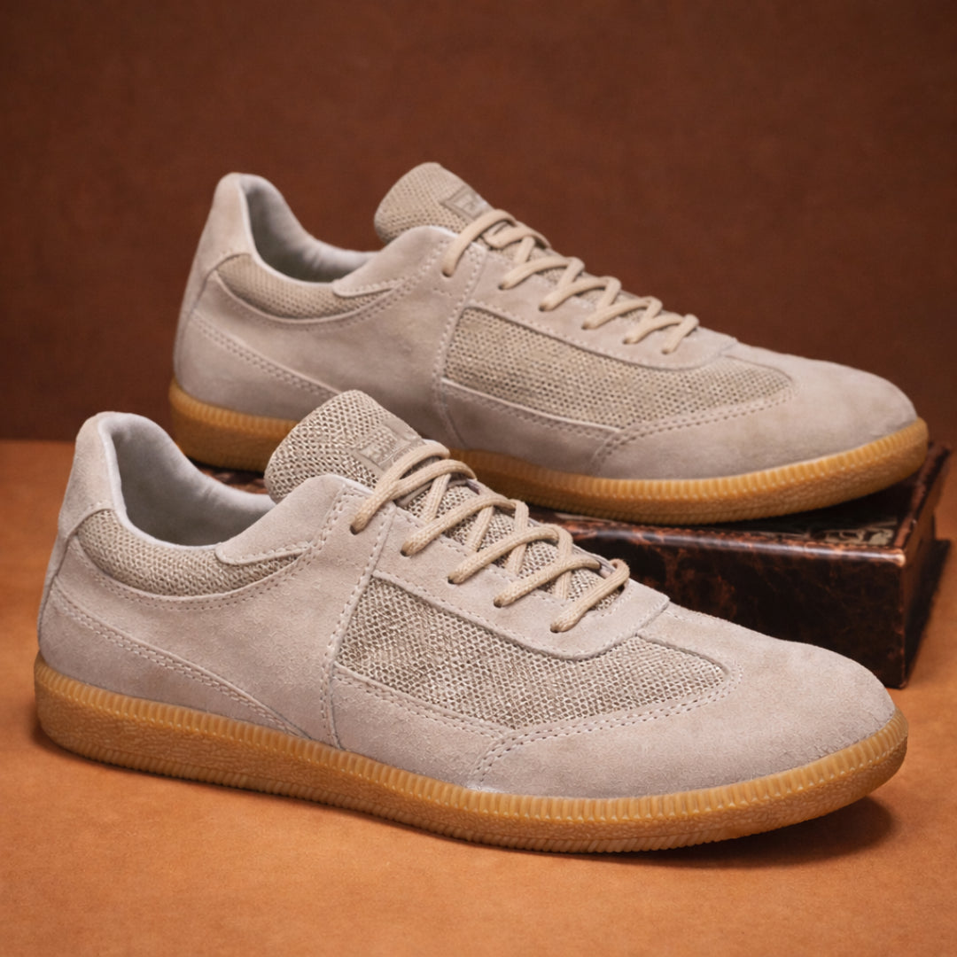 Suede Mesh Sneakers