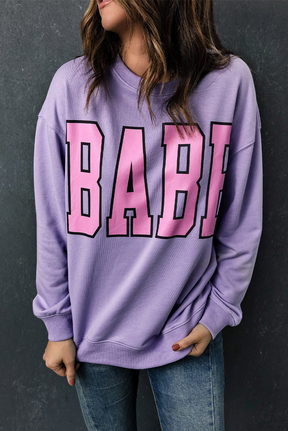 Letter Graphic Sweatshirt