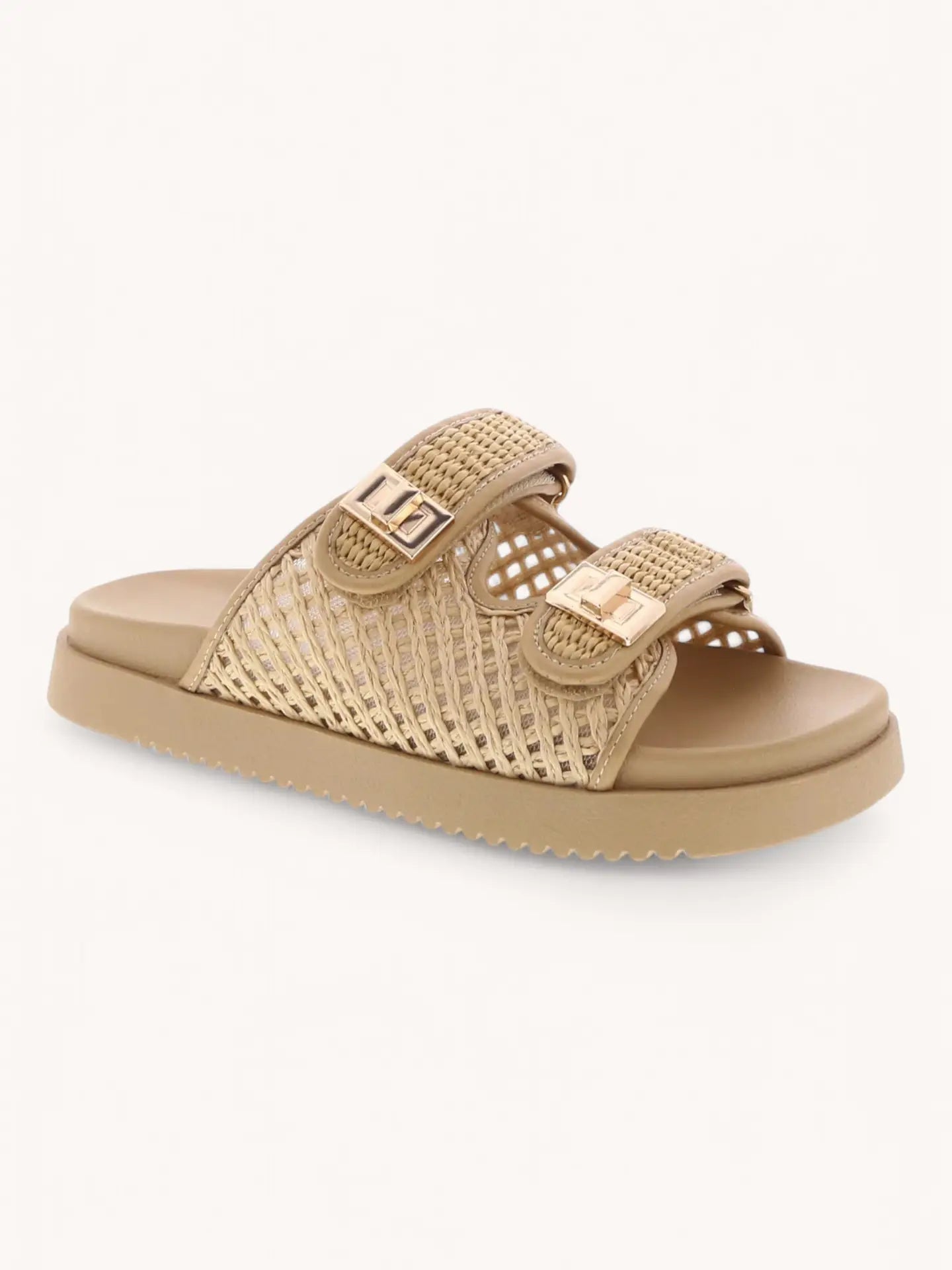 Relaxed Raffia Sandals