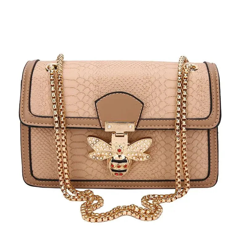Structured Zip-Top Shoulder Bag
