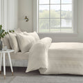 Modern Bedroom Stripe Satin Duvet Cover Set