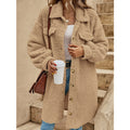 Collared Button Down Coat Jacket