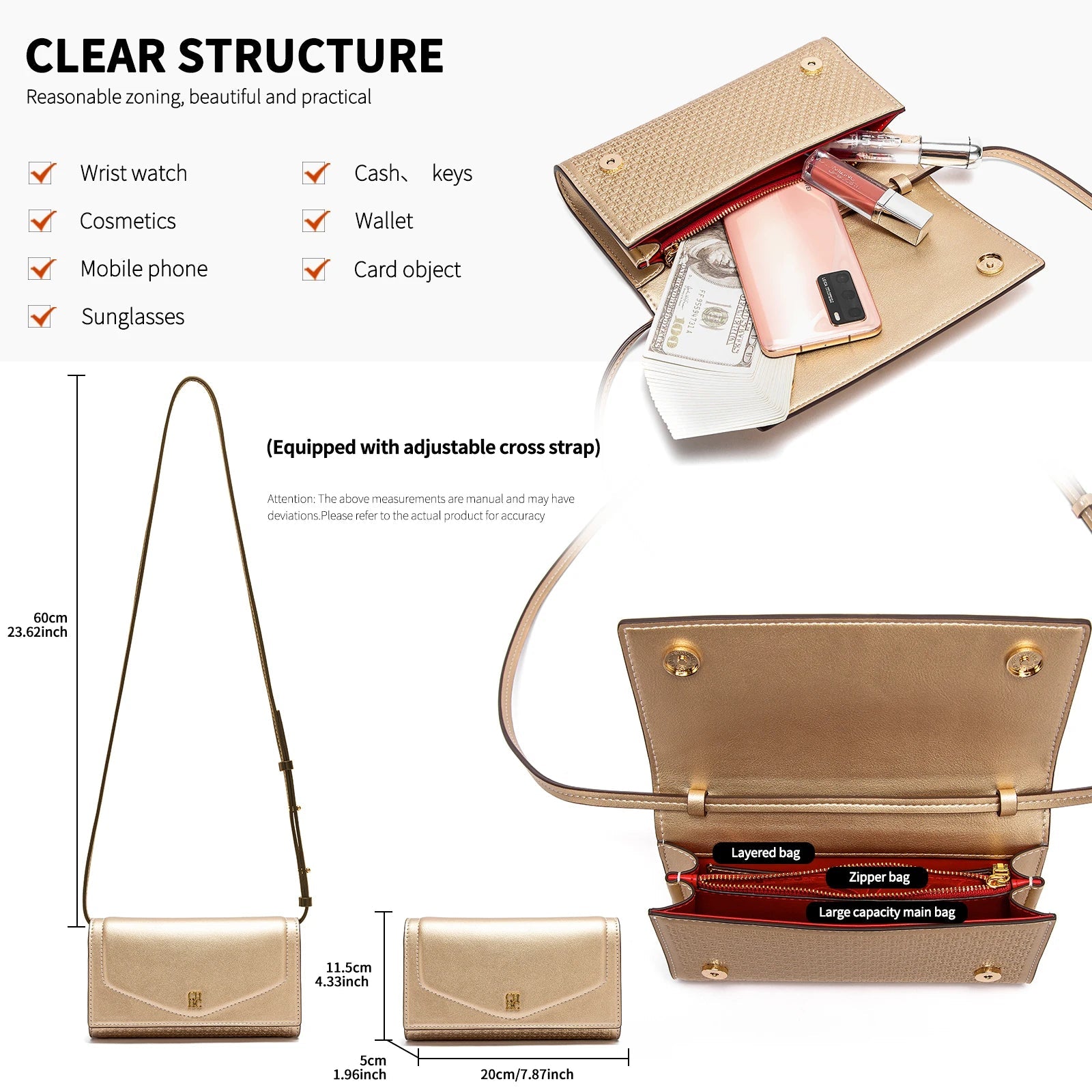 Woven Structured Card Wallet
